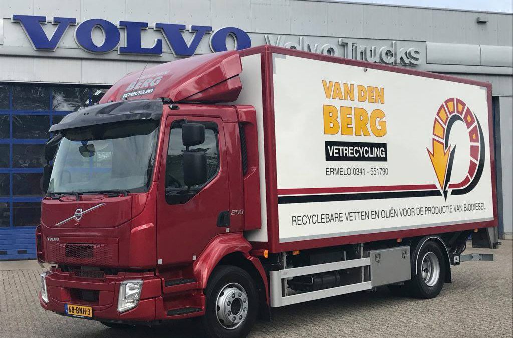 Gesloten carrosserie op een nieuwe Volvo FL250