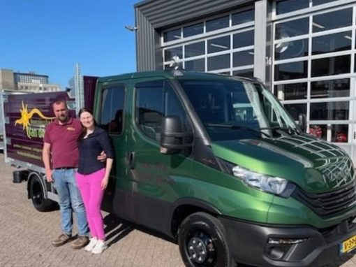 Achterwaarts kippende carrosserie op Iveco Daily