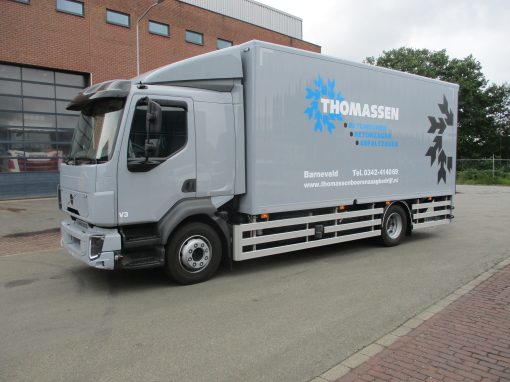 Volvo FL voorzien van aluminium snaplock carrosserie