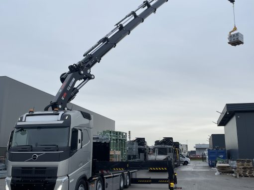 Volvo FH 8×2 – W-floor – Hiab IQ 1188 met Jib
